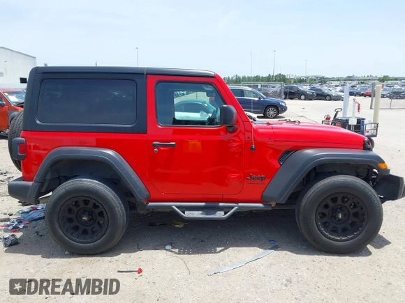 2022 Jeep Wrangler Sport with VIN 1C4GJXAG3NW195967, listed as a IAAI auction lot 42265207 with 41,220 mi miles and . Bid and sale history available at DreamBid. Image 13.