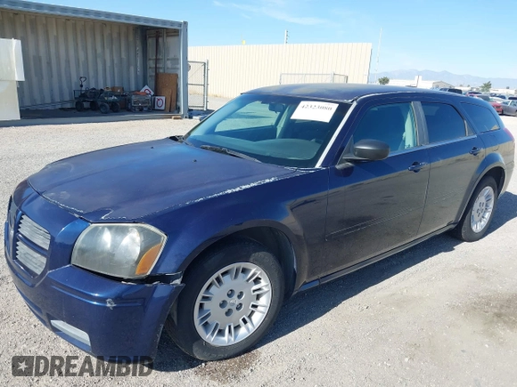 2005 Dodge Magnum z VIN 2D4FV48T35H513055, wystawiony jako IAAI lot #42323080 z przebiegiem 214 645 mil mil oraz . Historia ofert i sprzedaży dostępna na DreamBid. Obrazek 2.