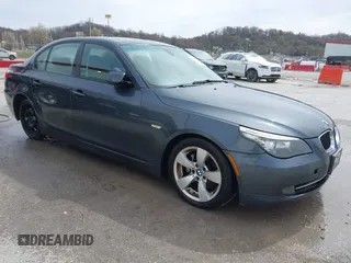 2008 BMW 5 Series 528i with VIN WBANU53568CT12796, listed as a IAAI auction lot 41770042 with 118,516 mi miles and . Bid and sale history available at carsss.com. Image 1.