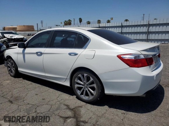 2013 Honda Accord Sport with VIN 1HGCR2F56DA012477, listed as a Copart auction lot 56510975 with 131,662 mi miles and Clean Title. Bid and sale history available at DreamBid. Image 2.