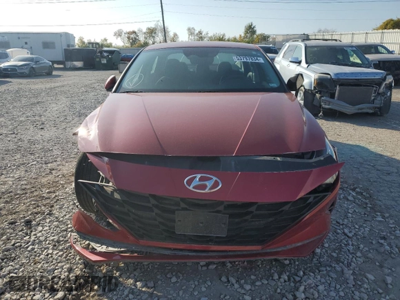 2023 Hyundai Elantra SEL with VIN KMHLM4AG9PU497844, listed as a Copart auction lot 53797834 with 13,488 mi miles and Salvage Title. Bid and sale history available at DreamBid. Image 5.
