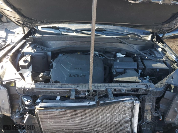 2022 Kia Telluride EX with VIN 5XYP34HC7NG223102, listed as a Copart auction lot 44530025 with 44,744 mi miles and Salvage Title. Bid and sale history available at carsss.com. Image 12.
