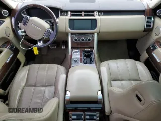 2015 Land Rover Range Rover Supercharged z VIN SALGS2TF1FA242134, wystawiony jako Copart lot #52358725 z przebiegiem Nie podano mil oraz Czysty tytuł • Clean title. Historia ofert i sprzedaży dostępna na DreamBid. Obrazek 8.