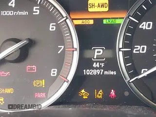 2017 Acura MDX with VIN 5FRYD4H39HB020837, listed as a IAAI auction lot 41217037 with 102,897 mi miles. Bid and sale history available at carsss.com. Image 15.