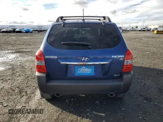 2009 Hyundai Tucson SE with VIN KM8JN72D89U977046, listed as a Copart auction lot 80712994 with 60,863 mi miles and Salvage Title. Bid and sale history available at carsss.com. Image 6.