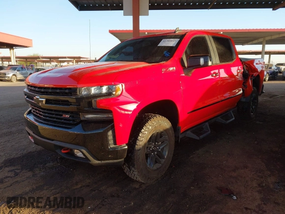 2021 Chevrolet Silverado 1500 LT Trail Boss with VIN 3GCPYFED1MG150609, listed as a IAAI auction lot 41709045 with 51,863 mi miles and . Bid and sale history available at DreamBid. Image 17.