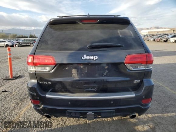 2014 Jeep Grand Cherokee Overland with VIN 1C4RJFCT4EC506790, listed as a Copart auction lot 47827675 with 163,511 mi miles and Salvage Title. Bid and sale history available at DreamBid. Image 6.
