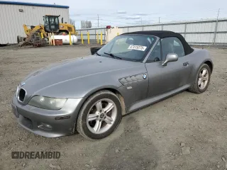 2001 BMW Z3 2.5i with VIN WBACN33401LK48695, listed as a Copart auction lot 47415275 with 86,667 mi miles and Salvage Title. Bid and sale history available at carsss.com. Image 1.