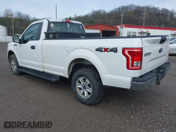 2016 Ford F-150 XL with VIN 1FTMF1EF4GKE09829, listed as a IAAI auction lot 41947402 with 124,150 mi miles and . Bid and sale history available at DreamBid. Image 3.