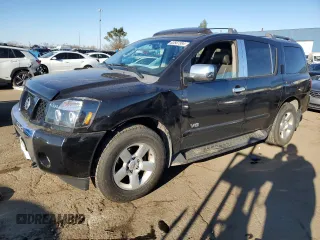 2006 Nissan Armada LE z VIN 5N1AA08B56N721476, wystawiony jako Copart lot #82567384 z przebiegiem 196 384 mil mil oraz Czysty tytuł • Clean title. Historia ofert i sprzedaży dostępna na DreamBid. Obrazek 1.