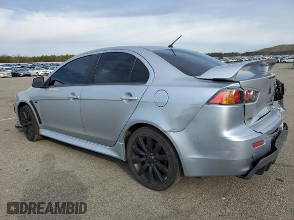 2011 Mitsubishi Lancer GTS with VIN JA32U8FW2BU039819, listed as a Copart auction lot 50185015 with 114,245 mi miles and Salvage Title. Bid and sale history available at carsss.com. Image 2.