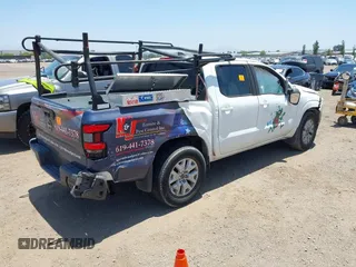 2022 Nissan Frontier SV with VIN 1N6ED1EJ1NN645801, listed as a IAAI auction lot 42539585 with Not provided miles and . Bid and sale history available at DreamBid. Image 4.