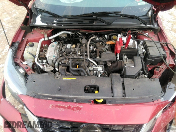 2020 Nissan Sentra SV with VIN 3N1AB8CVXLY222160, listed as a IAAI auction lot 38539301 with 61,001 mi miles. Bid and sale history available at carsss.com. Image 10.