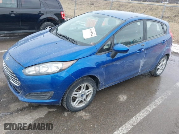 2019 Ford Fiesta SE with VIN 3FADP4EJ2KM121091, listed as a IAAI auction lot 41595764 with 98,669 mi miles. Bid and sale history available at carsss.com. Image 18.