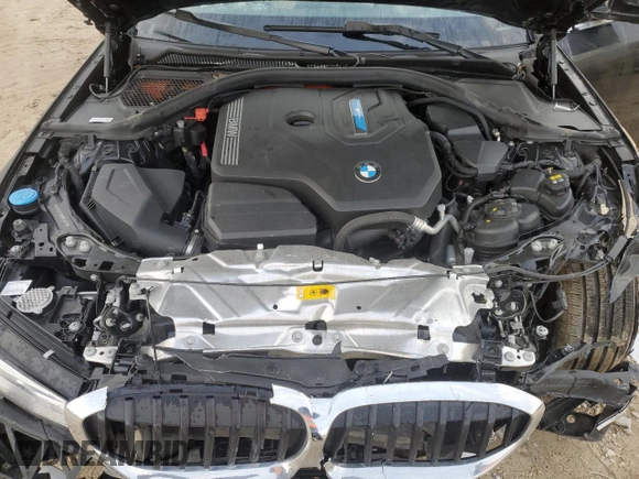 2022 BMW 3 Series 330e with VIN 3MW5P7J06N8C34517, listed as a Copart auction lot 88070475 with 38,126 mi miles and Non Repairable. Bid and sale history available at carsss.com. Image 12.