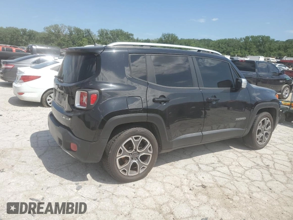 2016 Jeep Renegade Limited with VIN ZACCJADT7GPD35961, listed as a Copart auction lot 62286185 with 200,605 mi miles and Clean title. Bid and sale history available at DreamBid. Image 3.