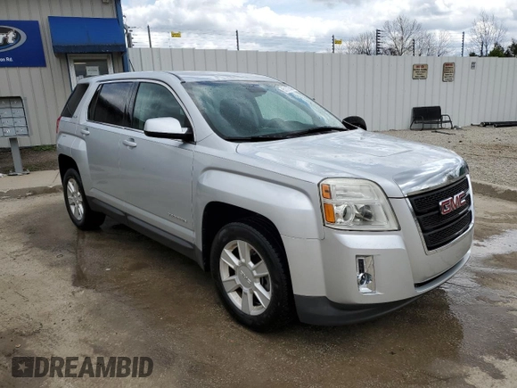 2013 GMC Terrain SLE with VIN 2GKALMEK9D6272285, listed as a Copart auction lot 51327545 with 89,220 mi miles and Salvage Title. Bid and sale history available at DreamBid. Image 4.