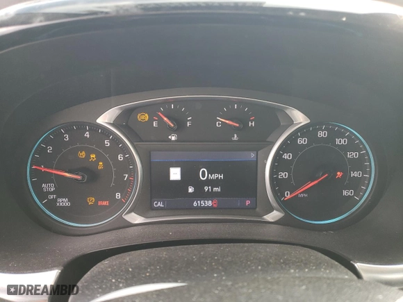 2022 Chevrolet Traverse RS with VIN 1GNERJKW9NJ136221, listed as a Copart auction lot 83496934 with 61,538 mi miles and Salvage Title. Bid and sale history available at carsss.com. Image 9.