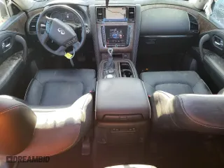 2021 Infiniti QX80 LUXE with VIN JN8AZ2AE0M9268598, listed as a Copart auction lot 41516185 with 58,028 mi miles and Salvage Title. Bid and sale history available at carsss.com. Image 8.