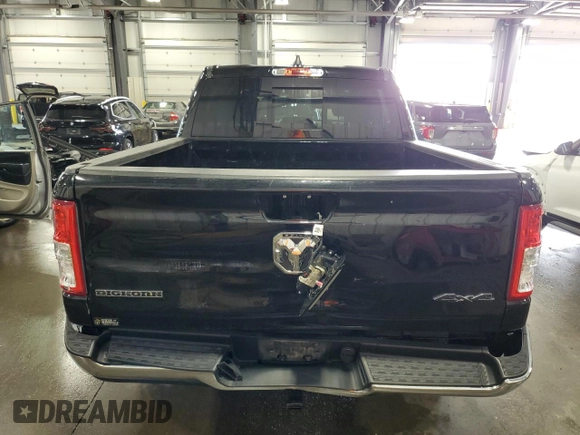 2020 Ram 1500 Big Horn with VIN 1C6RRFFGXLN302396, listed as a Copart auction lot 61240425 with 81,681 mi miles and Salvage title. Bid and sale history available at DreamBid. Image 6.