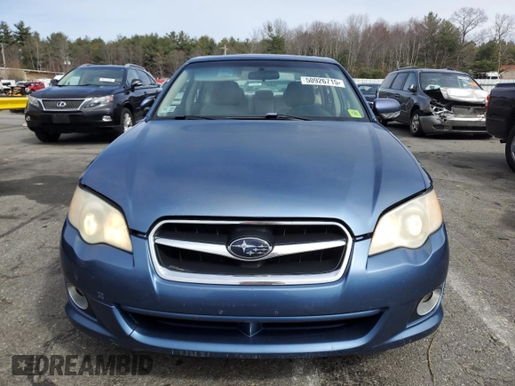 2008 Subaru Legacy Limited with VIN 4S3BL626787217231, listed as a Copart auction lot 50926715 with 204,828 mi miles and Salvage title. Bid and sale history available at DreamBid. Image 5.