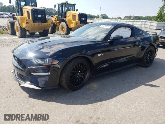 2018 Ford Mustang GT z VIN 1FA6P8CF5J5135182, wystawiony jako Copart lot #55926915 z przebiegiem 18 469 mil mil oraz Szkoda całkowita • Salvage title. Historia ofert i sprzedaży dostępna na DreamBid. Obrazek 1.