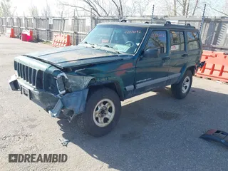 2001 Jeep Cherokee Sport with VIN 1J4FF48S81L591128, listed as a IAAI auction lot 42015092 with 274,638 mi miles. Bid and sale history available at carsss.com. Image 2.