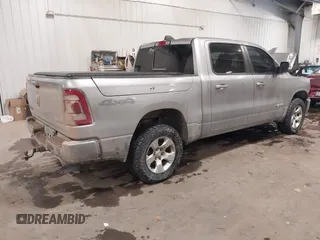 2019 Ram 1500 Big Horn/Lone Star with VIN 1C6SRFFT0KN800331, listed as a IAAI auction lot 41366628 with 184,842 mi miles. Bid and sale history available at carsss.com. Image 4.