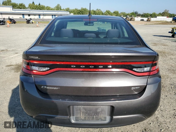 2015 Dodge Dart SXT with VIN 1C3CDFBB8FD180210, listed as a Copart auction lot 55679185 with 127,172 mi miles and Salvage Title. Bid and sale history available at DreamBid. Image 6.