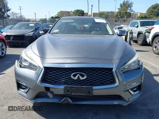 2019 Infiniti Q50 Luxe with VIN JN1EV7APXKM511385, listed as a IAAI auction lot 41647699 with 34,489 mi miles and . Bid and sale history available at DreamBid. Image 12.