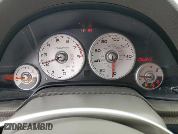 2002 Acura RSX Auto with VIN JH4DC54852C013753, listed as a Copart auction lot 53722285 with 296,540 mi miles and Salvage Title. Bid and sale history available at carsss.com. Image 9.