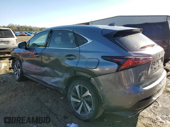 2021 Lexus NX with VIN JTJGARDZ5M2260474, listed as a Copart auction lot 42135835 with 87,428 mi miles and Salvage Title. Bid and sale history available at carsss.com. Image 2.