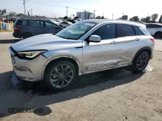 2019 Infiniti QX50 Essential z VIN 3PCAJ5M16KF104451, wystawiony jako Copart lot #62331055 z przebiegiem 22 274 mil mil oraz Szkoda całkowita • Salvage title. Historia ofert i sprzedaży dostępna na DreamBid. Obrazek 1.