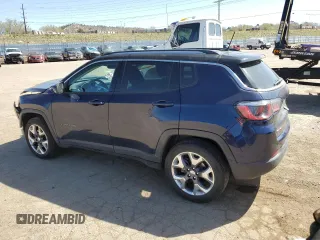 2020 Jeep Compass Limited with VIN 3C4NJDCB0LT203629, listed as a Copart auction lot 52348655 with 71,749 mi miles and Salvage title. Bid and sale history available at DreamBid. Image 2.