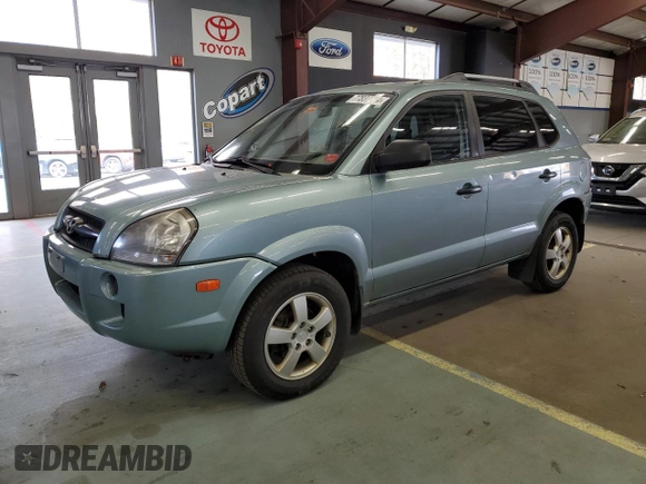 2008 Hyundai Tucson GLS with VIN KM8JM12B88U910525, listed as a Copart auction lot 77830274 with 246,655 mi miles and Clean Title. Bid and sale history available at carsss.com. Image 1.