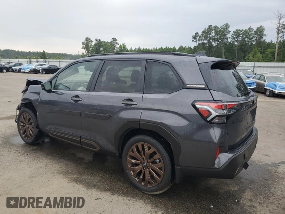 2025 Subaru Forester Special Sports z VIN JF2SLDHC9SH486755, wystawiony jako Copart lot #55978925 z przebiegiem 1 849 mil mil oraz Szkoda całkowita • Salvage title. Historia ofert i sprzedaży dostępna na DreamBid. Obrazek 2.