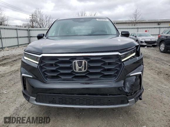 2025 Honda Pilot EX-L with VIN 5FNYG1H42SB072558, listed as a Copart auction lot 48052205 with 184 mi miles and Salvage Title. Bid and sale history available at carsss.com. Image 5.