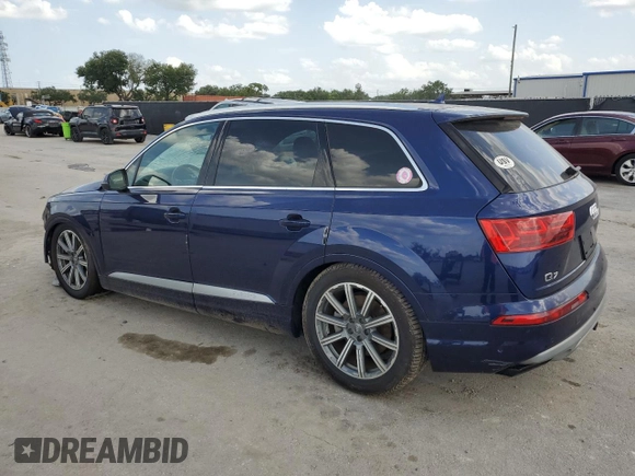 2019 Audi Q7 Premium Plus with VIN WA1LAAF73KD049283, listed as a Copart auction lot 59907545 with 28,985 mi miles and Clean title. Bid and sale history available at DreamBid. Image 2.