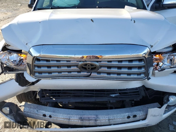 2008 Toyota Sequoia Platinum with VIN 5TDBY67A78S022587, listed as a Copart auction lot 86920864 with 207,790 mi miles and Salvage Title. Bid and sale history available at carsss.com. Image 12.