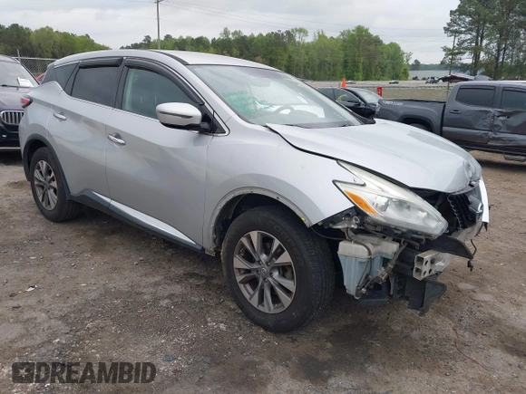 2016 Nissan Murano S with VIN 5N1AZ2MG9GN120028, listed as a IAAI auction lot 41964592 with 162,906 mi miles and . Bid and sale history available at carsss.com. Image 1.