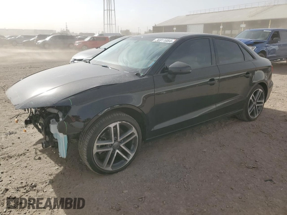 2018 Audi A3 Sedan Premium with VIN WAUAUGFFXJ1094118, listed as a Copart auction lot 36911084 with 61,611 mi miles. Bid and sale history available at carsss.com. Image 1.