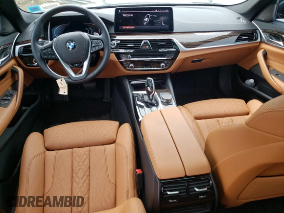 2023 BMW 5 Series 540i xDrive with VIN WBA73BJ09PWY20498, listed as a Copart auction lot 68099554 with 12,185 mi miles and Salvage Title. Bid and sale history available at carsss.com. Image 8.