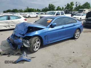 2018 BMW 4 Series 440i xDrive with VIN WBA4J7C5XJBM74121, listed as a Copart auction lot 59019455 with 62,877 mi miles and Salvage title. Bid and sale history available at DreamBid. Image 1.