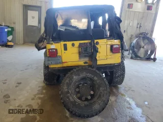2003 Jeep Wrangler X with VIN 1J4FA39S73P377296, listed as a Copart auction lot 79120614 with 0 mi miles and Non Repairable. Bid and sale history available at carsss.com. Image 6.