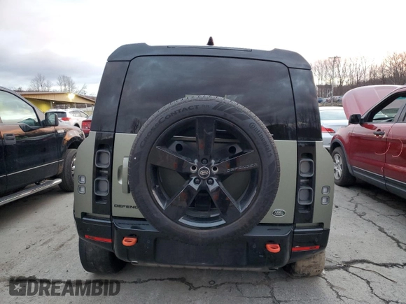 2023 Land Rover Defender X с VIN SALEX7EUXP2197885, выставлен на аукционе Copart как лот 82554884 с пробегом Не указан миль и Списание • Salvage title. История ставок и продаж доступна на DreamBid. Изображение 6.