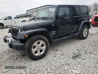 2015 Jeep Wrangler Unlimited Sahara with VIN 1C4BJWEGXFL606573, listed as a Copart auction lot 83983894 with 103,314 mi miles and Clean title. Bid and sale history available at DreamBid. Image 1.