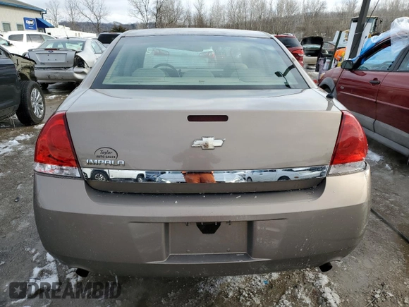 2006 Chevrolet Impala Police Pkg Unmarked Police Pkg 9C3 with VIN 2G1WS581169325987, listed as a Copart auction lot 45164475 with 210,015 mi miles and Non Repairable. Bid and sale history available at carsss.com. Image 6.