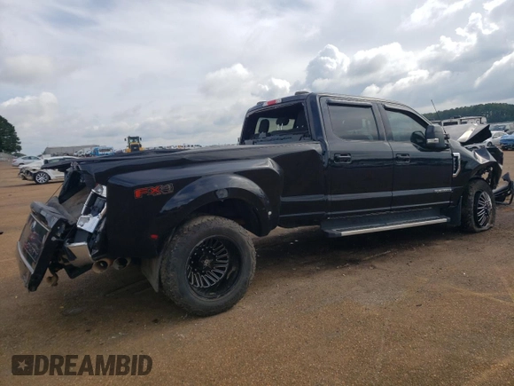 2022 Ford F-350 XL with VIN 1FT8W3DT1NEF56688, listed as a Copart auction lot 56096215 with 52,187 mi miles and Salvage Title. Bid and sale history available at DreamBid. Image 3.