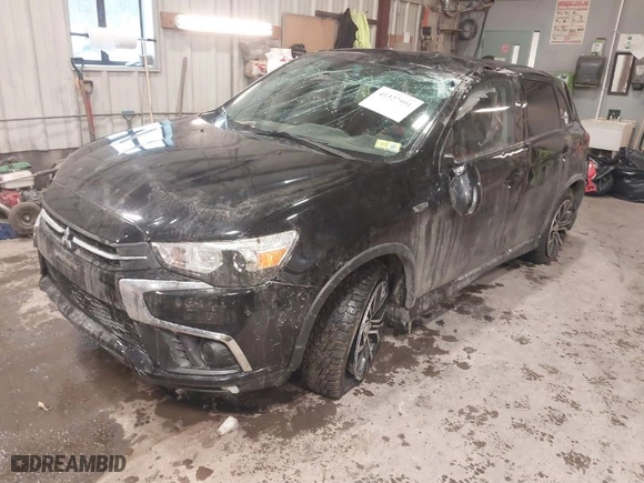 2019 Mitsubishi Outlander Sport ES 2.0 with VIN JA4AR3AU8KU005059, listed as a IAAI auction lot 41327991 with 41,312 mi miles. Bid and sale history available at carsss.com. Image 2.