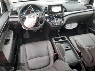 2024 Honda Odyssey Elite with VIN 5FNRL6H99RB036997, listed as a Copart auction lot 85780134 with 6,813 mi miles and Salvage Title. Bid and sale history available at carsss.com. Image 8.